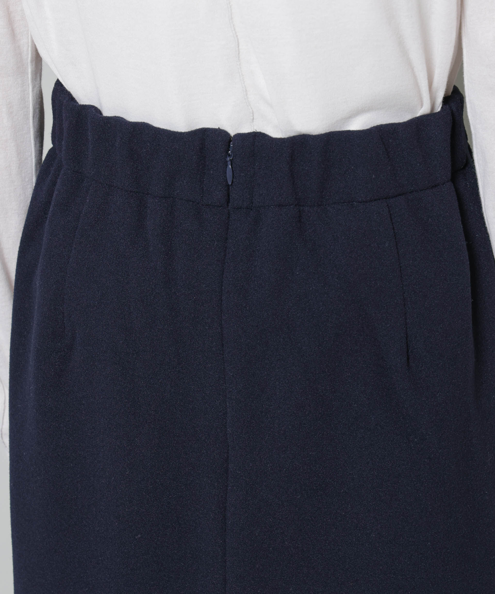 nano･universe「ソフトメルトンジャージーナローロングスカート(セットアップ可)」|スカート|