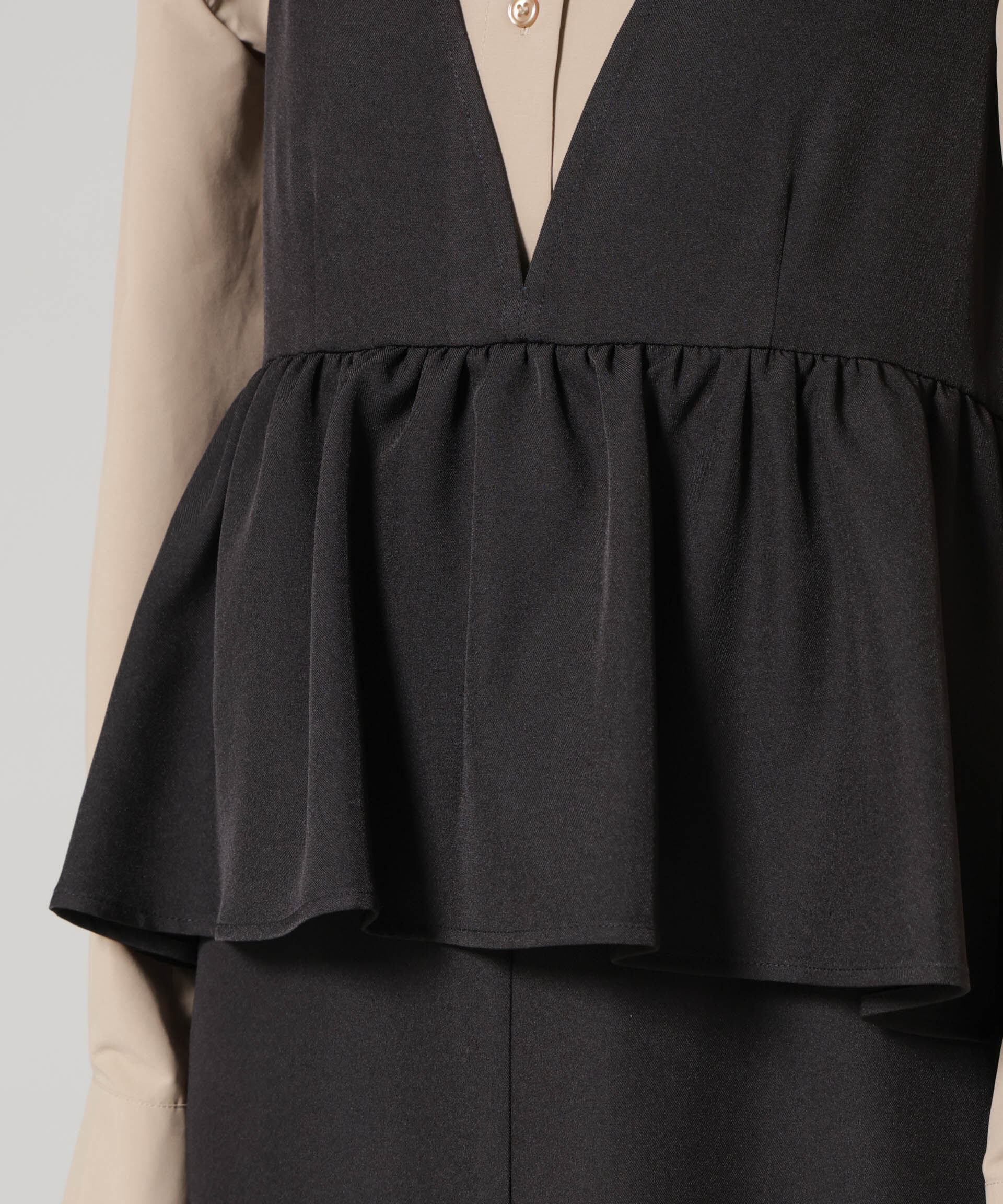 nano･universe「前後2wayフレア切り替えワンピース」|ワンピース|