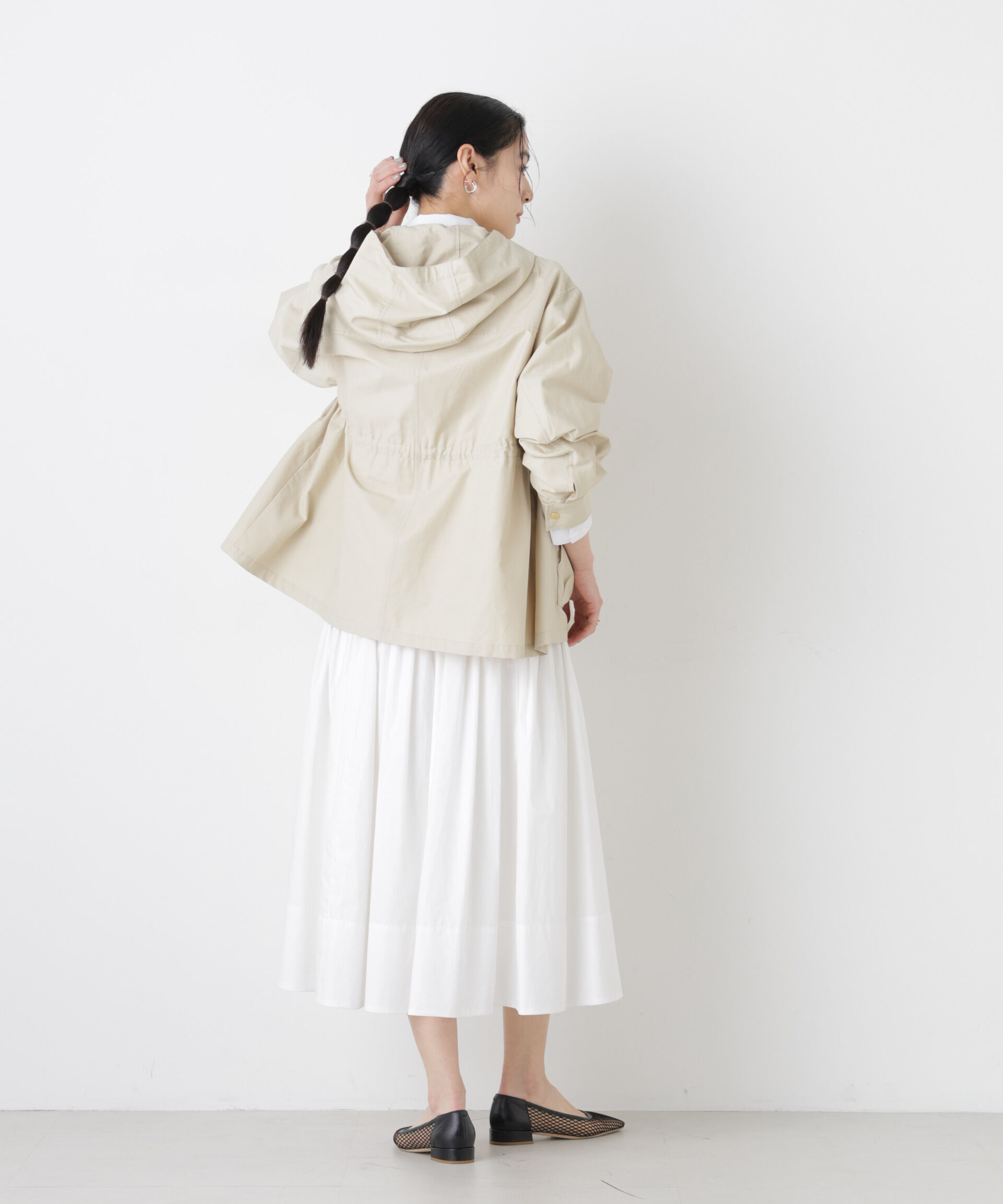 nano･universe「ローギャザーミディスカート」|スカート|