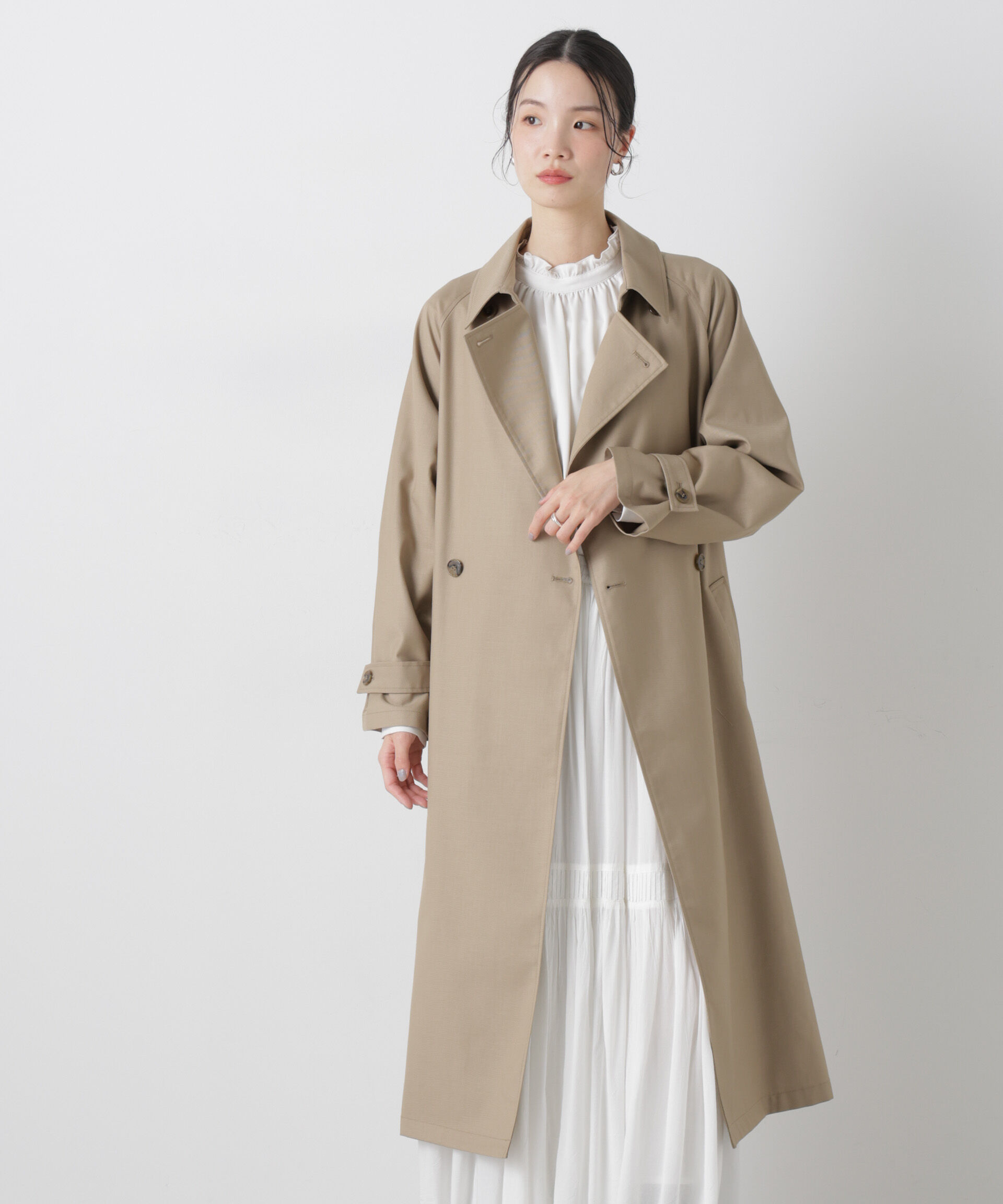 nano･universe「撥水＆花粉ガード トレンチコート」|その他|