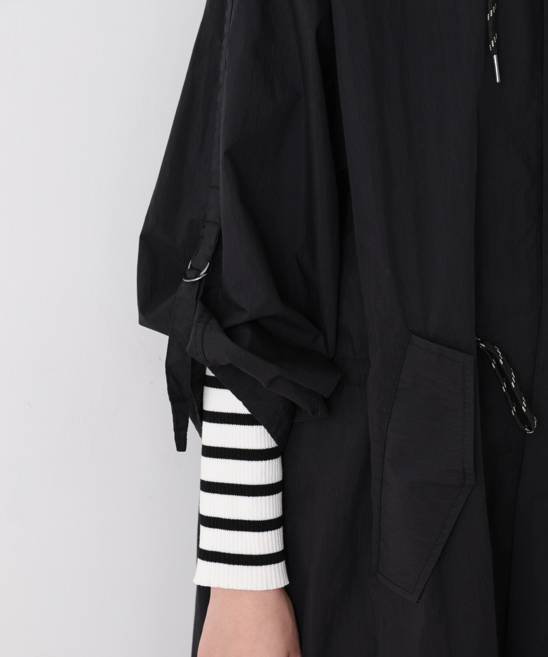 nano･universe「「STEVELOUR」コットンナイロンロングボリュームブルゾン(セットアップ可)」|その他|