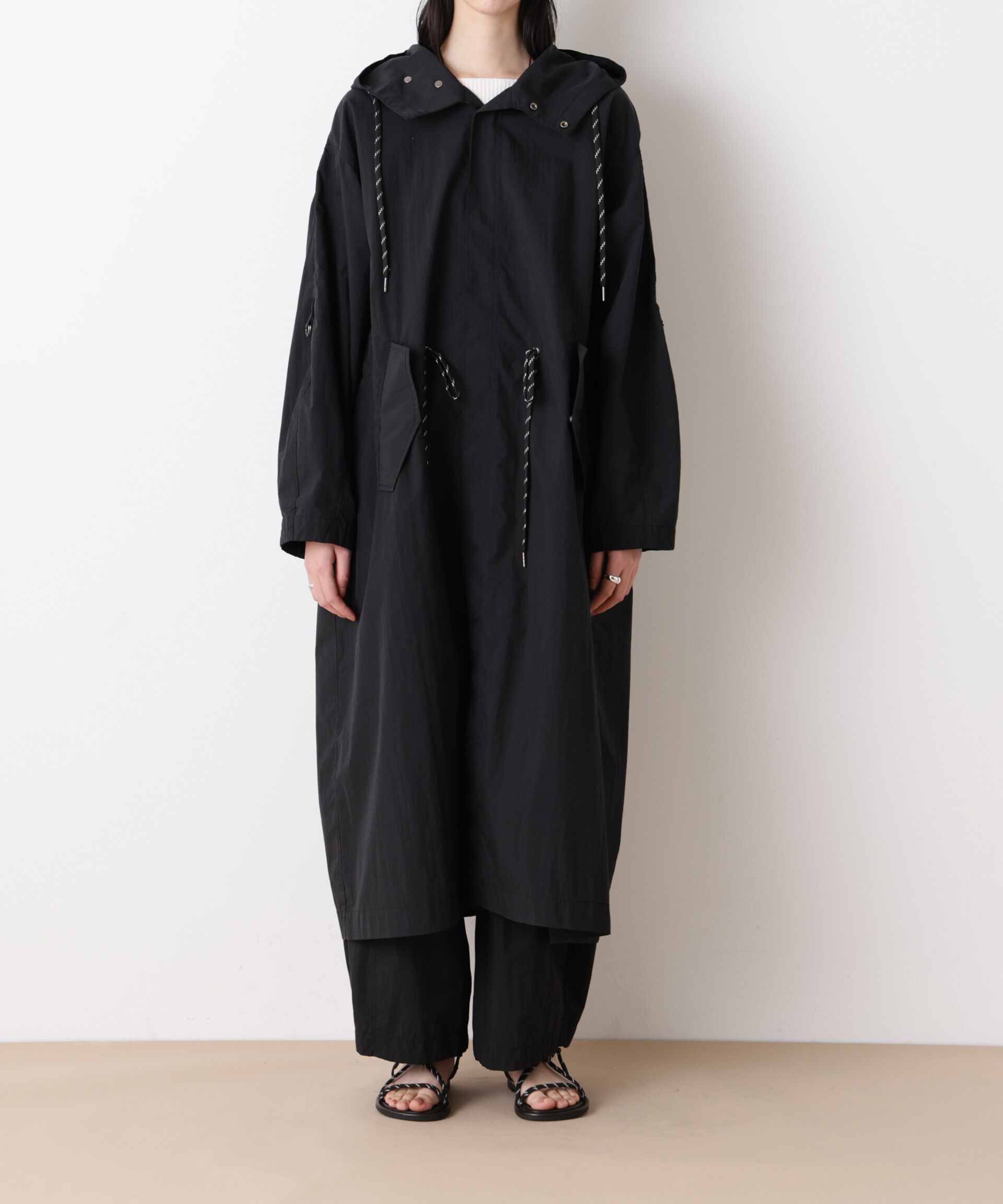 nano･universe「「STEVELOUR」コットンナイロンロングボリュームブルゾン(セットアップ可)」|その他|