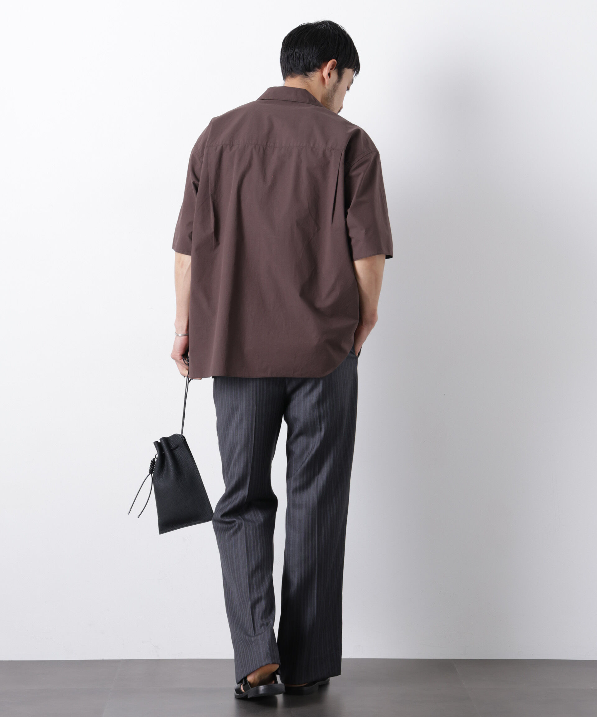 nano･universe「「OtoNANO」 タイプライター ウォッシュシャツ」|シャツ・ブラウス|