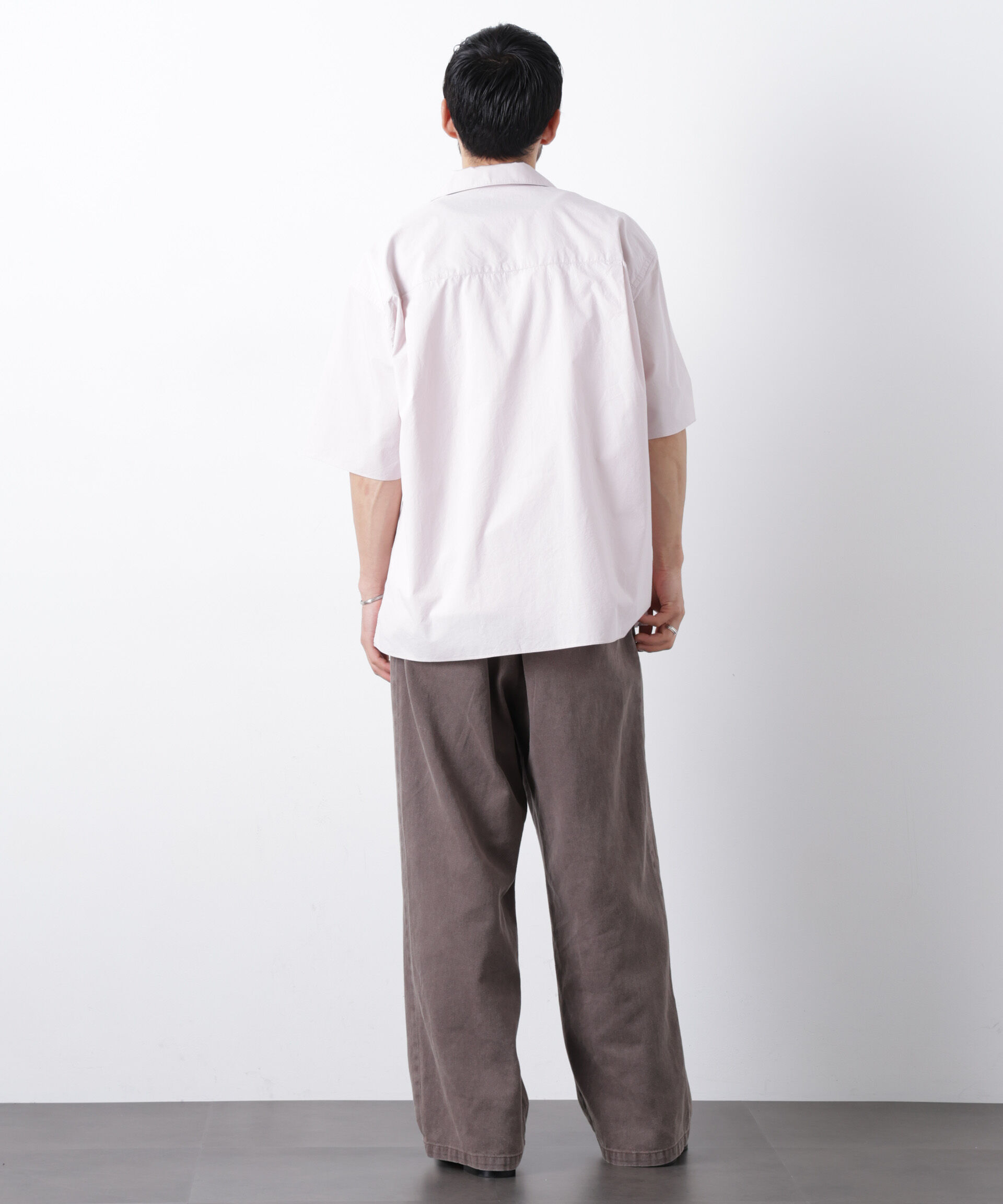 nano･universe「「OtoNANO」 タイプライター ウォッシュシャツ」|シャツ・ブラウス|