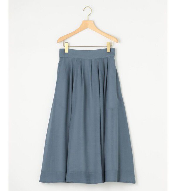 組曲「【洗える・イージーケア】カラーボイル フレアスカート」|スカート|