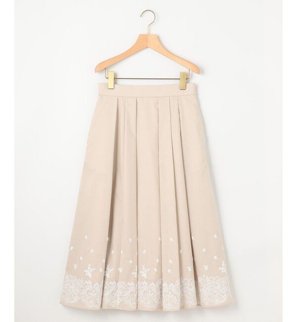 組曲「レースパネルプリント タックフレアスカート」|スカート|