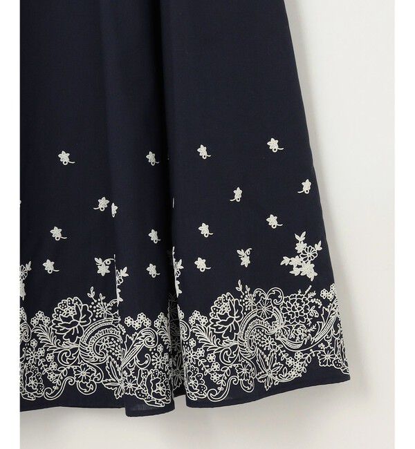 組曲「レースパネルプリント タックフレアスカート」|スカート|