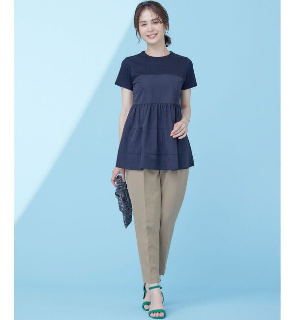 組曲「ライトダブルクロス テーパードパンツ」|その他|