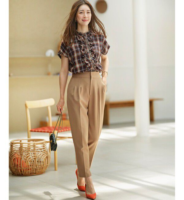 組曲「ライトダブルクロス テーパードパンツ」|その他|