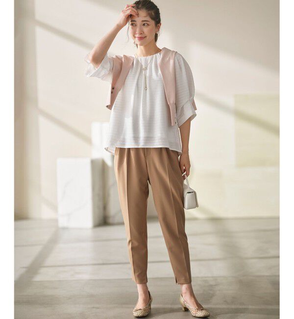 組曲「ライトダブルクロス テーパードパンツ」|その他|