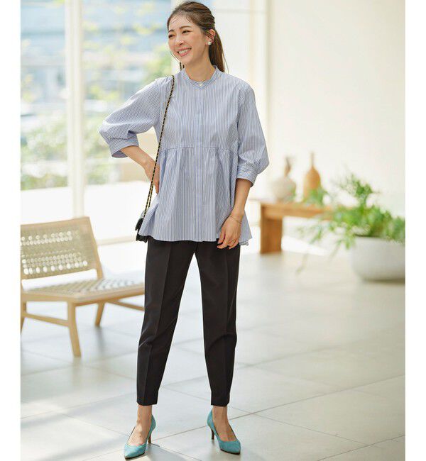 組曲「ライトダブルクロス テーパードパンツ」|その他|