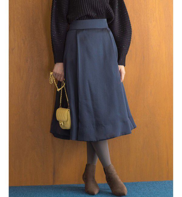 組曲「シャイニーオーガン フレアスカート」|スカート|ネイビー系