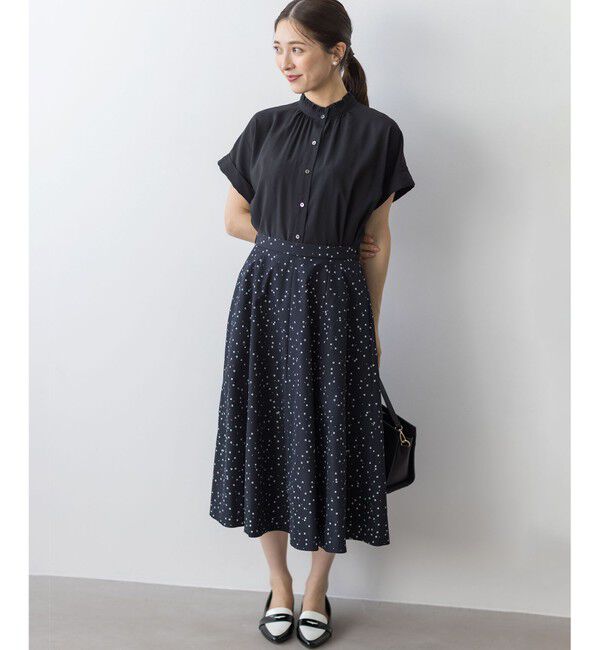 組曲「フラワースパンコールプリント スカート」|スカート|