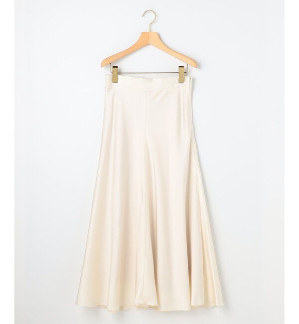 組曲「【WEB限定】サテンナロー スカート」|スカート|