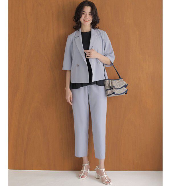 組曲「スムースクロス テーパードパンツ」|その他|