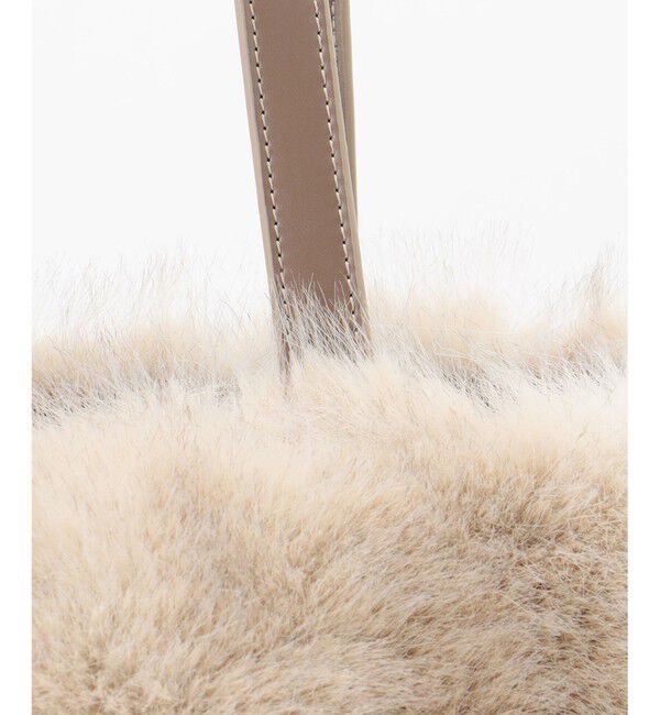 自由区「【カタログ掲載】ファーコンビ トートバッグ」|トートバッグ|