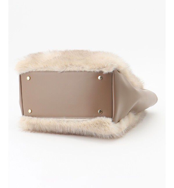 自由区「【カタログ掲載】ファーコンビ トートバッグ」|トートバッグ|