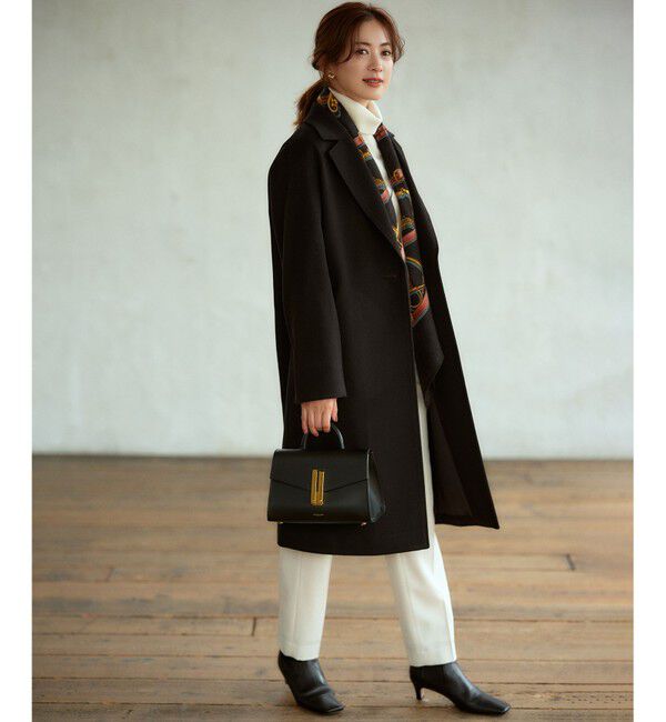 23区「クリアウールサキソニー テーパードパンツ」|その他|