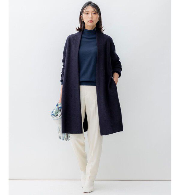 23区「クリアウールサキソニー テーパードパンツ」|その他|