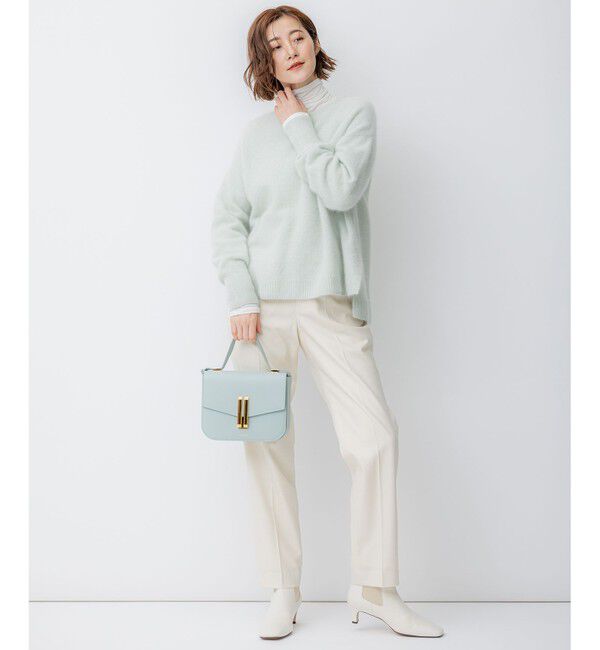 23区「クリアウールサキソニー テーパードパンツ」|その他|