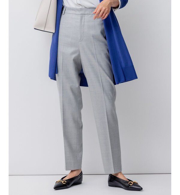 23区「クリアウールサキソニー テーパードパンツ」|その他|ﾗｲﾄｸﾞﾚ