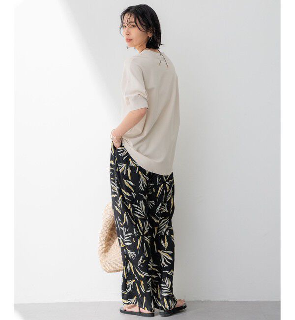 23区「【洗える】レーヨンポリエステルストレッチ ドルマン ニット」|ニット・セーター|