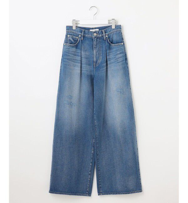 23区「【SLOW/一部店舗限定】BAGGIE DENIM ワイドレッグ パンツ」|デニム|