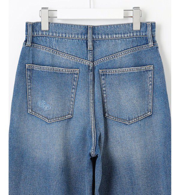 23区「【SLOW/一部店舗限定】BAGGIE DENIM ワイドレッグ パンツ」|デニム|