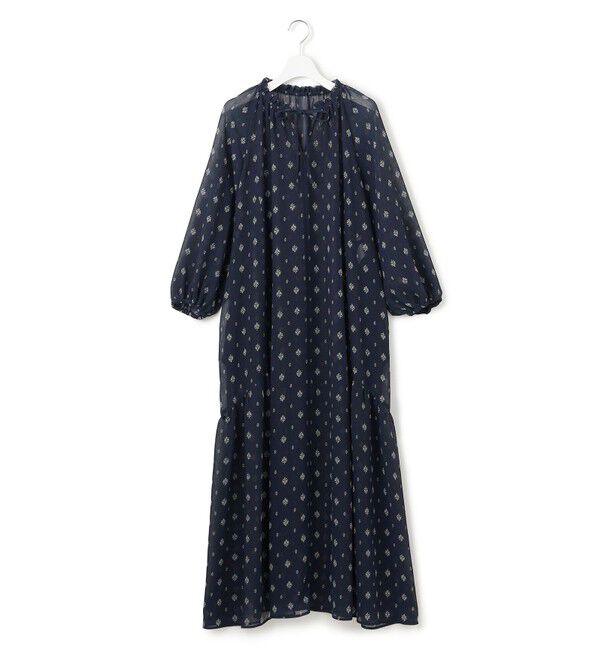 23区「【SLOW/一部店舗限定】クレープ フラワープリント ワンピース」|ワンピース|