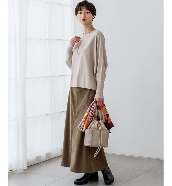 23区「【SLOW/一部店舗限定】ソフトコーデュロイ マーメイド スカート」|スカート|