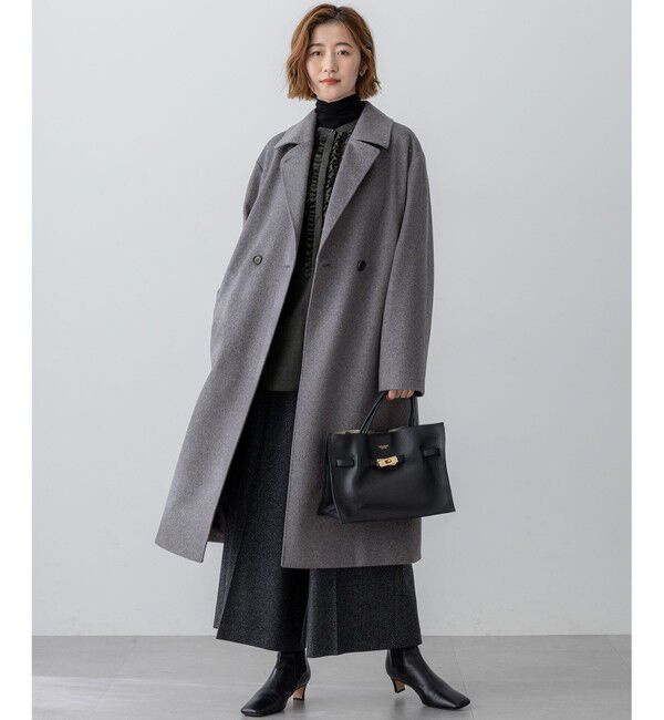 23区「COLOMBOカシミヤビーバー ダブルフロント チェスターコート」|チェスターコート|