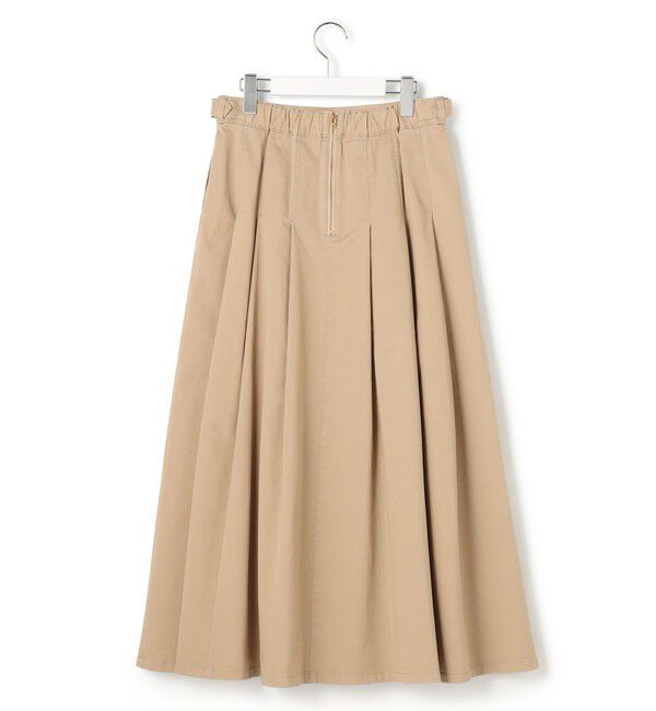 23区「【Oggi掲載】ストレッチギャバ チノ タックフレアスカート」|スカート|