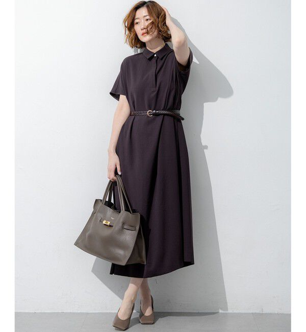 23区「ドライ2WAYツイル ワンピース」|ワンピース|