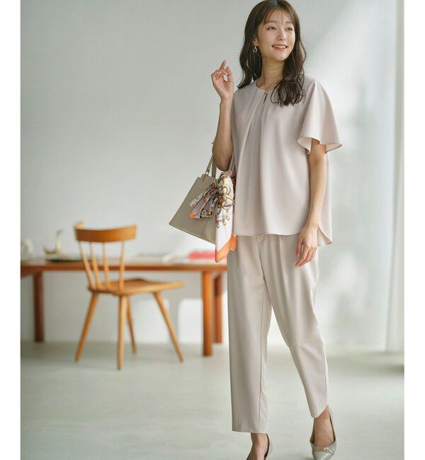 ANY SIS「【接触冷感・UVカット・吸水速乾】サラキレイ テーパード パンツ」|その他|