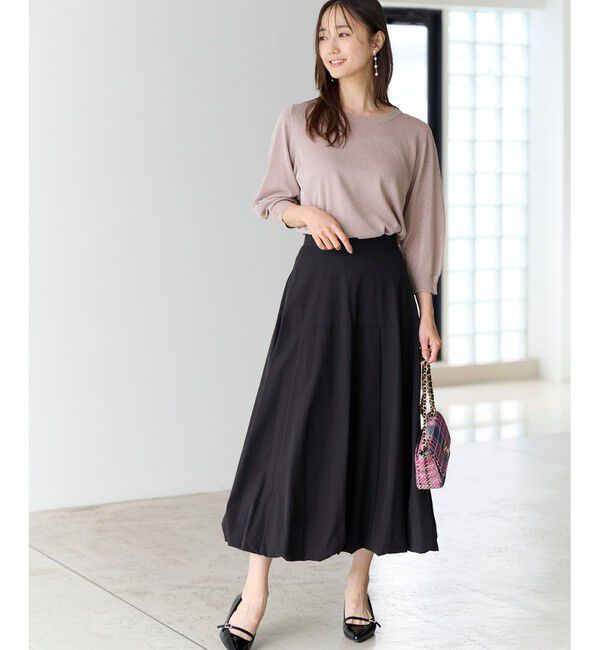 ANY SIS「【洗える】ラメ プルオーバー」|ニット・セーター|