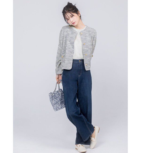 ANY SIS「【洗える】ラメ プルオーバー」|ニット・セーター|