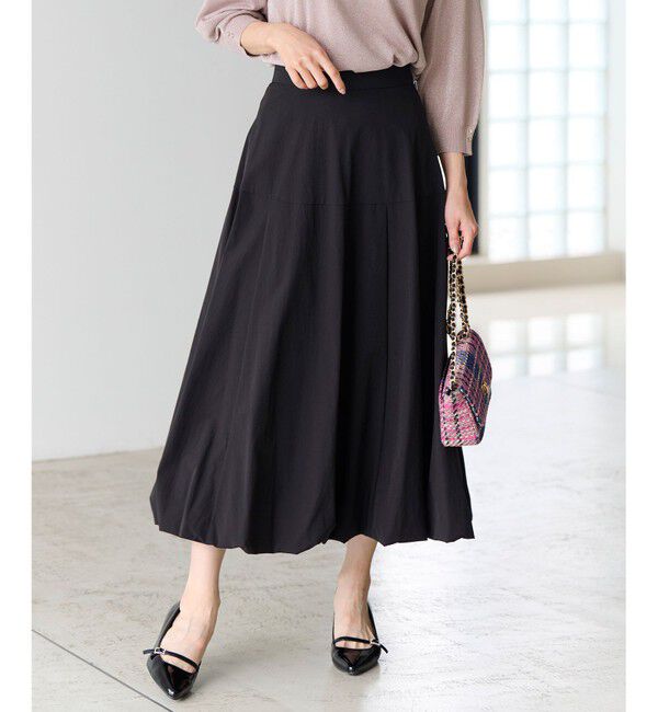 any SiS「【洗える】バルーン スカート」|スカート|ブラック