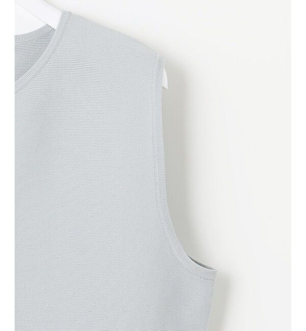 any SiS「【洗える】ペプラムニット ジレ」|ニット・セーター|