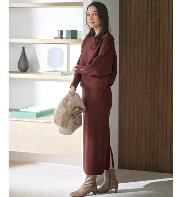 ANY SIS「【洗える・セットアップ可】アンチピリング総針ニット スカート」|スカート|