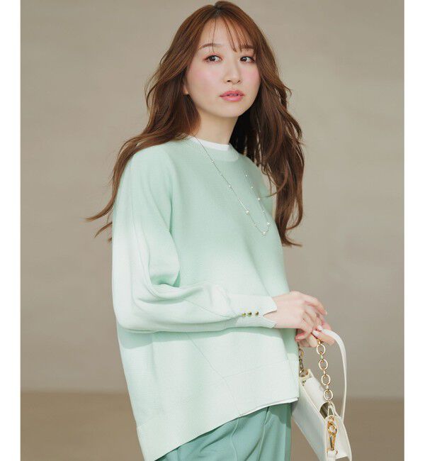 ANY SIS「【花粉リリース】ドルマン ニット」|ニット・セーター|ミント
