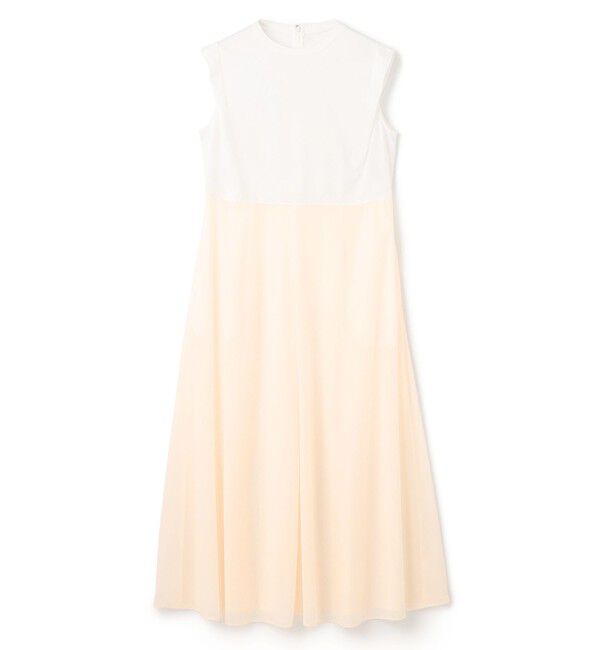 BEIGE,「【洗える/セットアップ対応】SPIGA / ジャージーコンビフレアワンピース」|ワンピース|