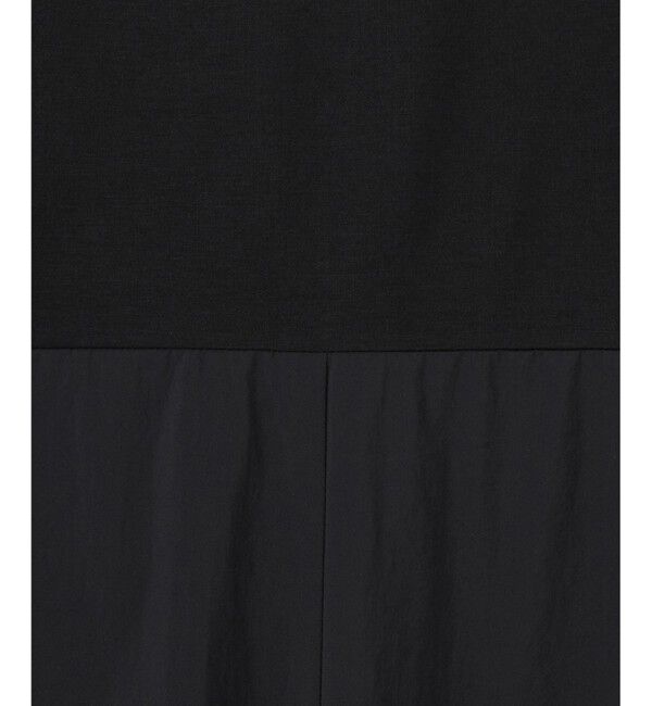 BEIGE,「【洗える/セットアップ対応】SPIGA / ジャージーコンビフレアワンピース」|ワンピース|