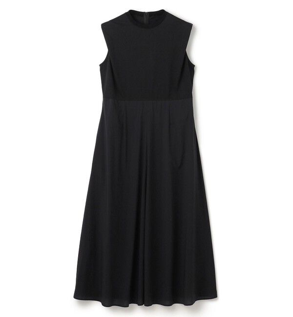 BEIGE,「【洗える/セットアップ対応】SPIGA / ジャージーコンビフレアワンピース」|ワンピース|