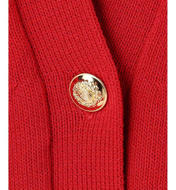 BEIGE,「HELIODOR / マリンボタンクロップドカーディガン」|ニット・セーター|