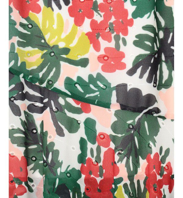  「リーフプリントロングスカート」|スカート|