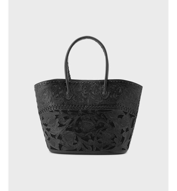 Carving Tribes「Shell Tote Bag」|ハンドバッグ|ブラック