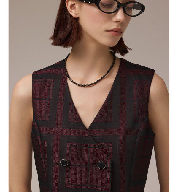 GRACE CONTINENTAL「シャドーチェックワンピース」|ワンピース|