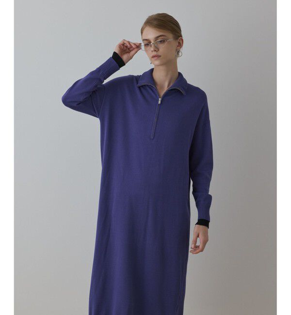 Diagram「バイカラーストレートニットワンピース」|ワンピース|