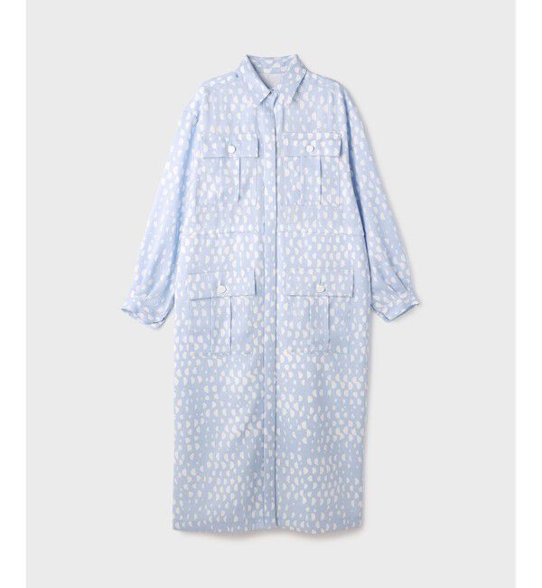 Grace Class「ハーフドットミリタリーワンピース」|ワンピース|