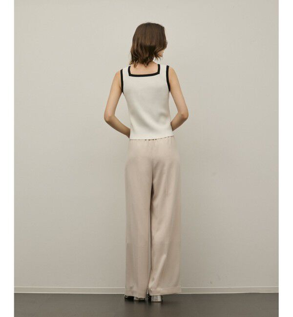 GRACE CONTINENTAL「バイカラーリブニットノースリーブ」|その他|